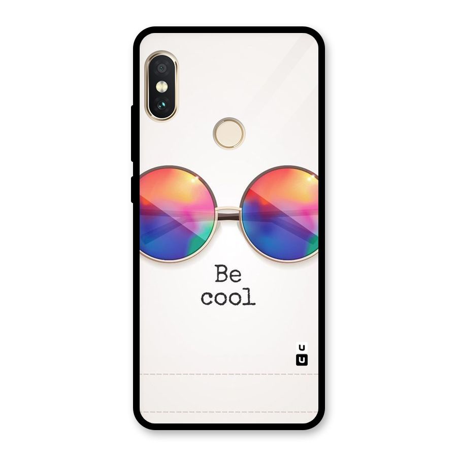 Be Cool Glass Back Case for Redmi Note 5 Pro