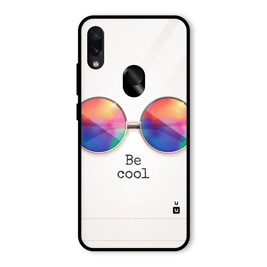Be Cool Glass Back Case for Redmi Note 7 Pro