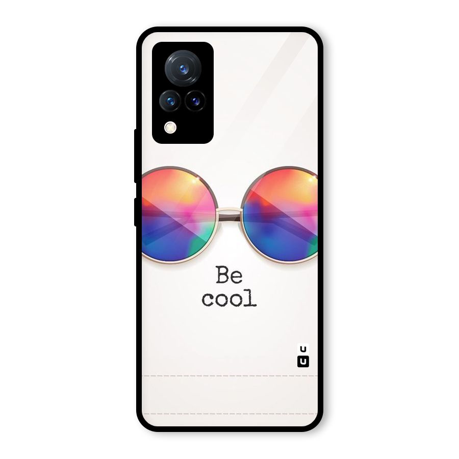 Be Cool Glass Back Case for Vivo V21 5G