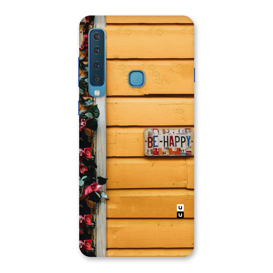Be Happy Yellow Wall Back Case for Galaxy A9 (2018)
