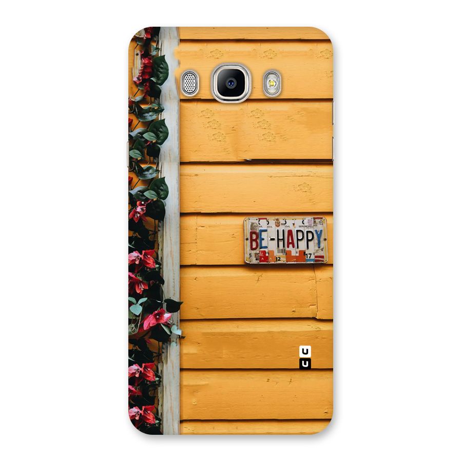 Be Happy Yellow Wall Back Case for Galaxy On8