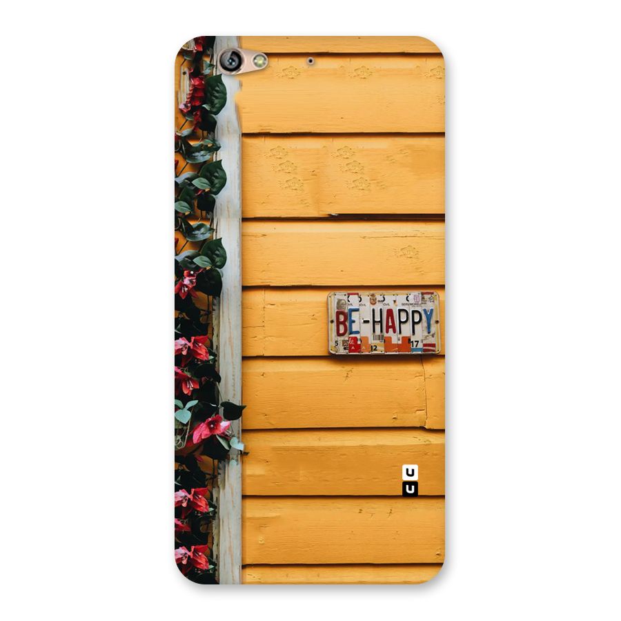 Be Happy Yellow Wall Back Case for Gionee S6