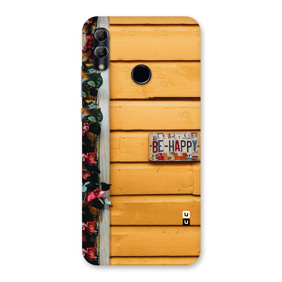 Be Happy Yellow Wall Back Case for Honor 10 Lite