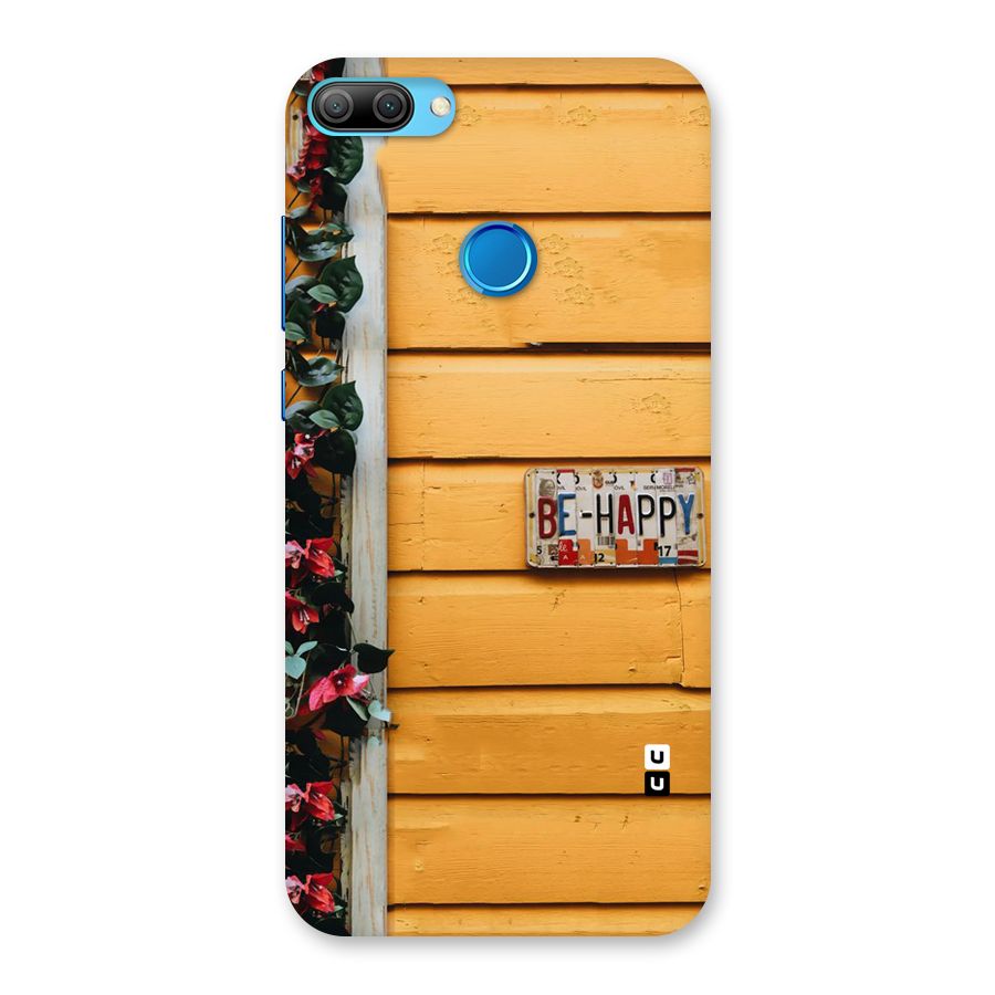 Be Happy Yellow Wall Back Case for Honor 9N