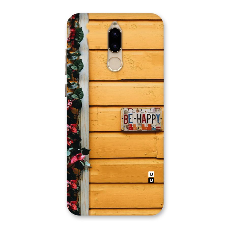 Be Happy Yellow Wall Back Case for Honor 9i