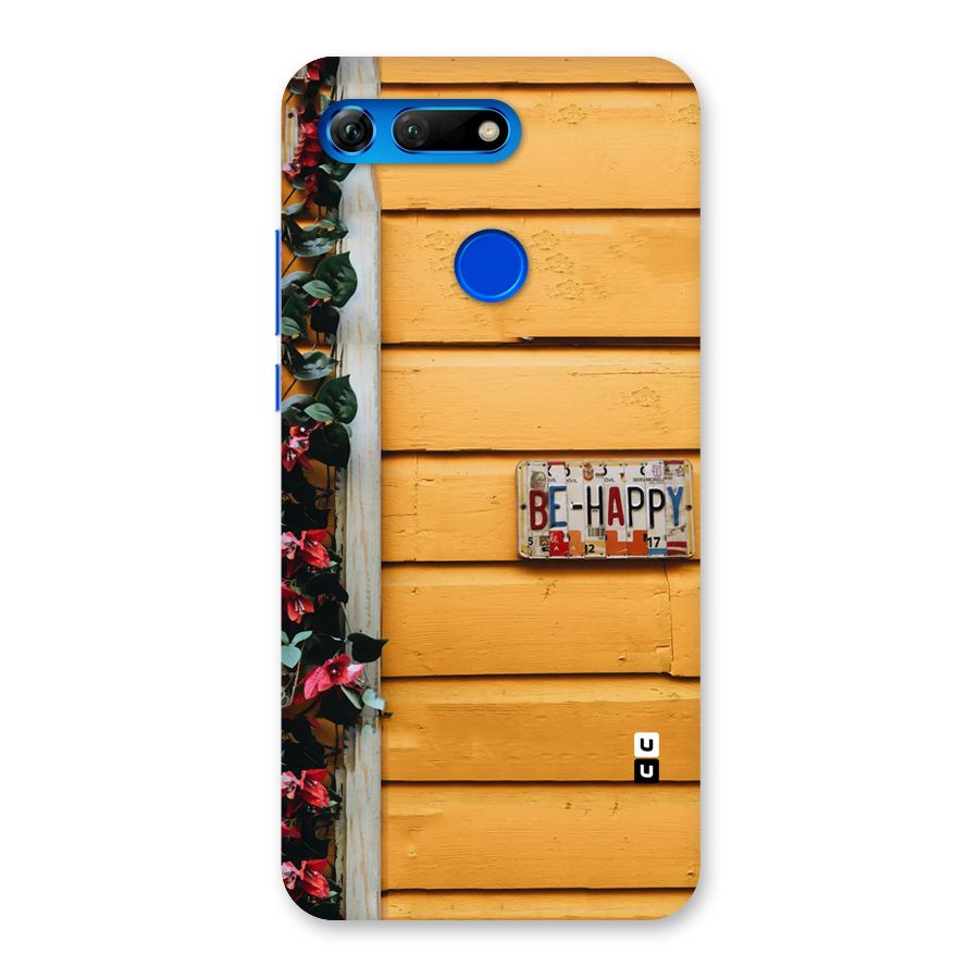 Be Happy Yellow Wall Back Case for Honor View 20