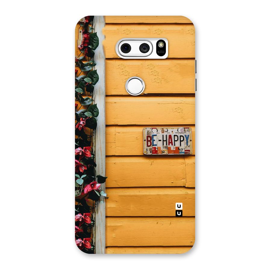 Be Happy Yellow Wall Back Case for LG V30