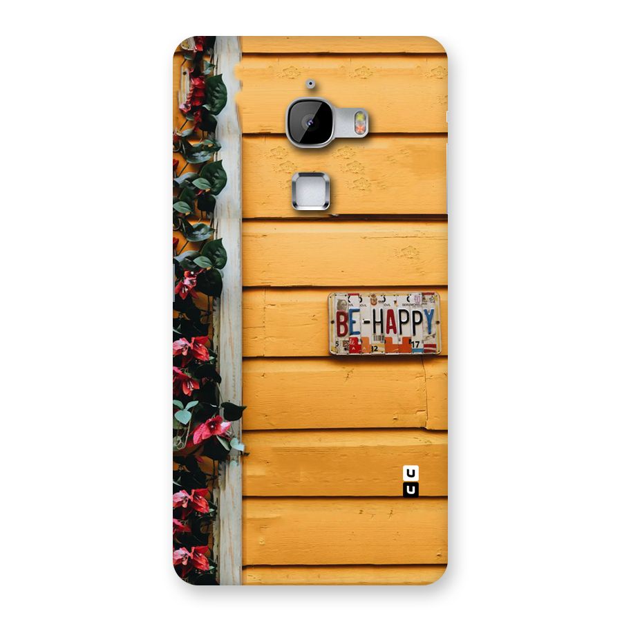 Be Happy Yellow Wall Back Case for LeTv Le Max