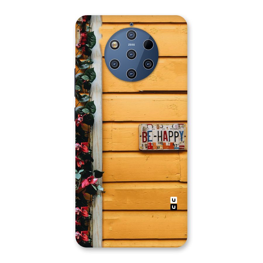 Be Happy Yellow Wall Back Case for Nokia 9 PureView