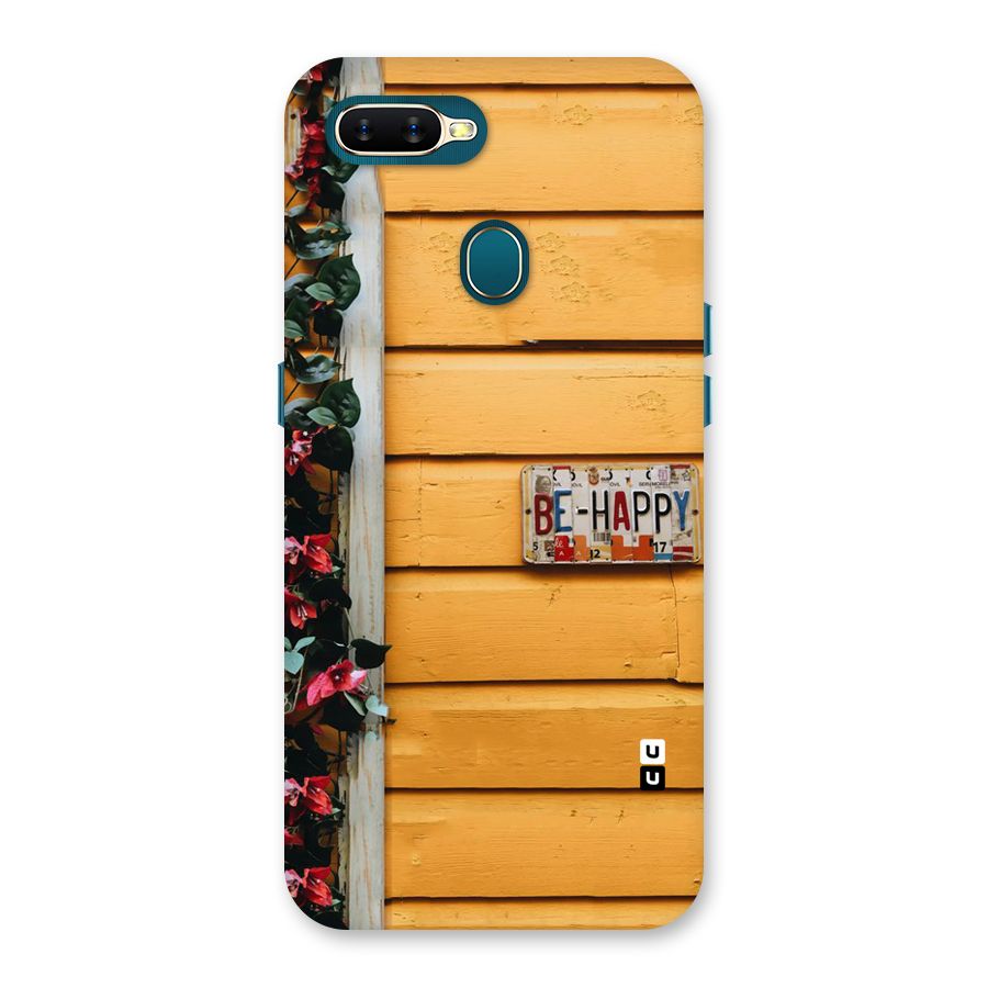 Be Happy Yellow Wall Back Case for Oppo A11k
