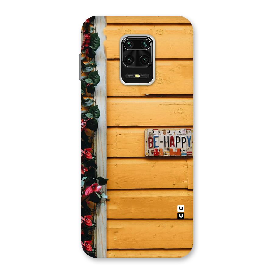 Be Happy Yellow Wall Back Case for Poco M2 Pro