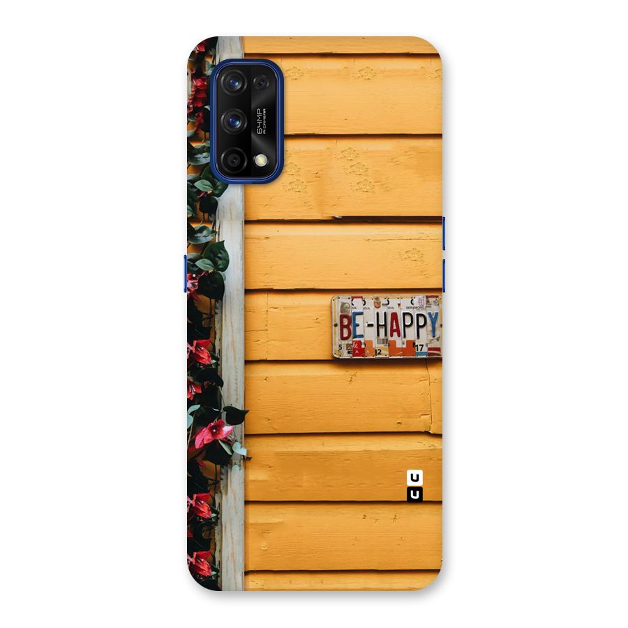 Be Happy Yellow Wall Back Case for Realme 7 Pro