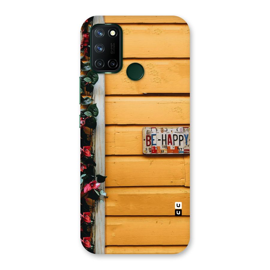 Be Happy Yellow Wall Back Case for Realme 7i