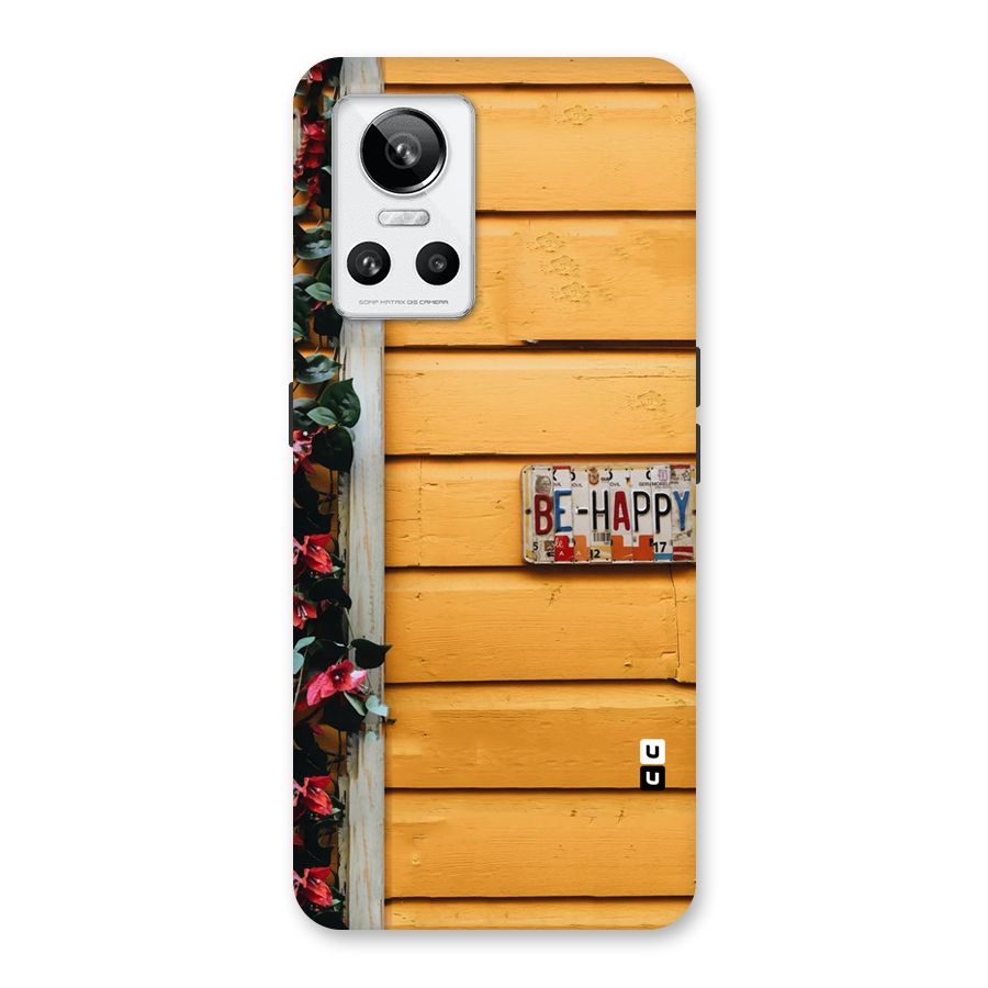 Be Happy Yellow Wall Back Case for Realme GT Neo 3