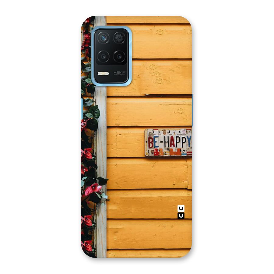 Be Happy Yellow Wall Back Case for Realme Narzo 30 5G
