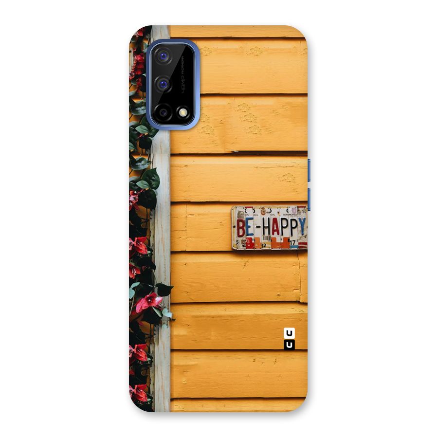 Be Happy Yellow Wall Back Case for Realme Narzo 30 Pro