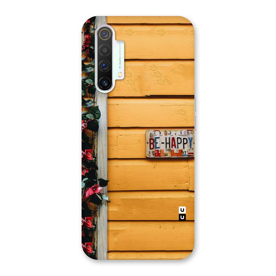 Be Happy Yellow Wall Back Case for Realme X3 SuperZoom