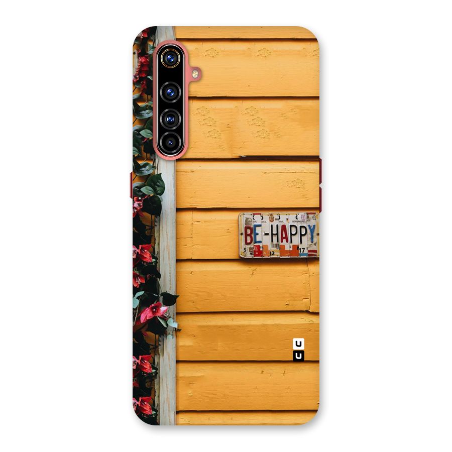 Be Happy Yellow Wall Back Case for Realme X50 Pro