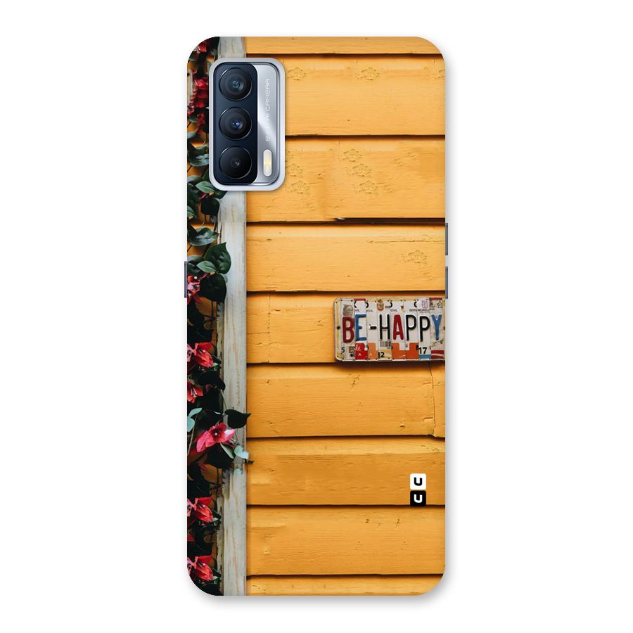 Be Happy Yellow Wall Back Case for Realme X7