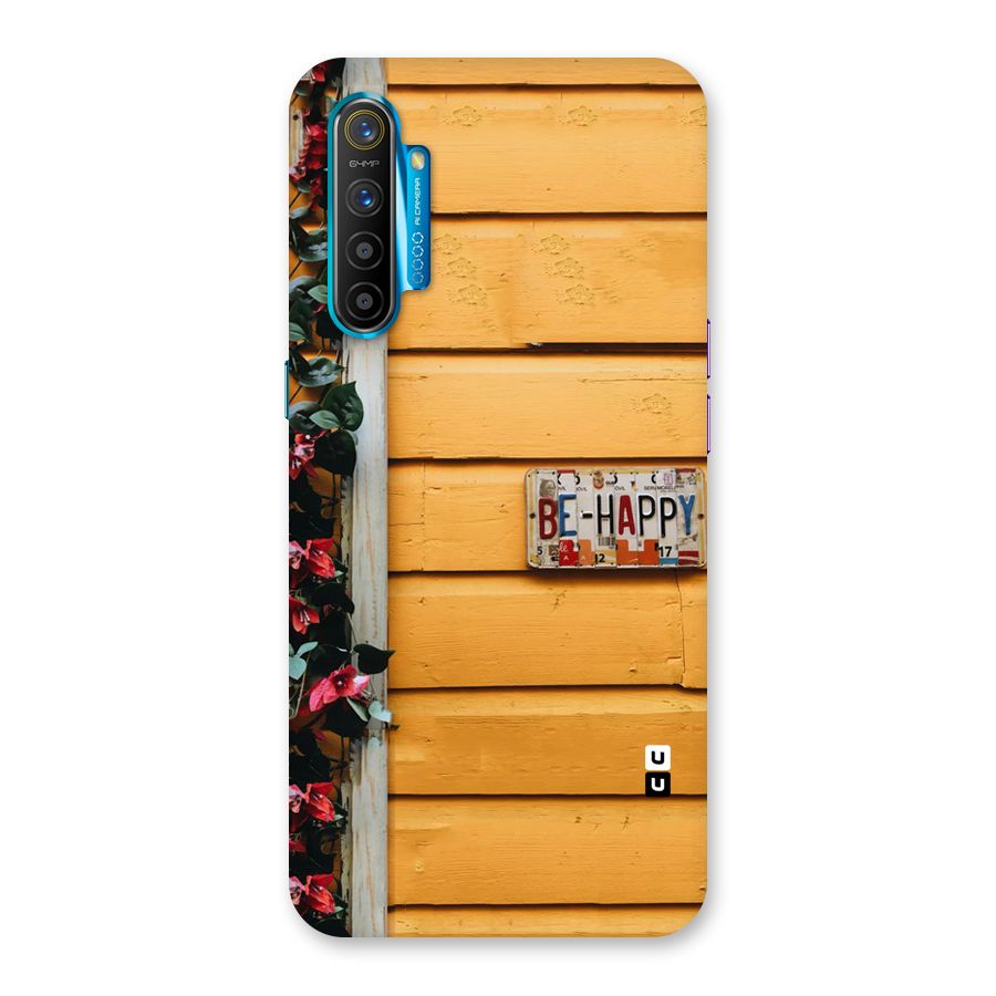 Be Happy Yellow Wall Back Case for Realme XT