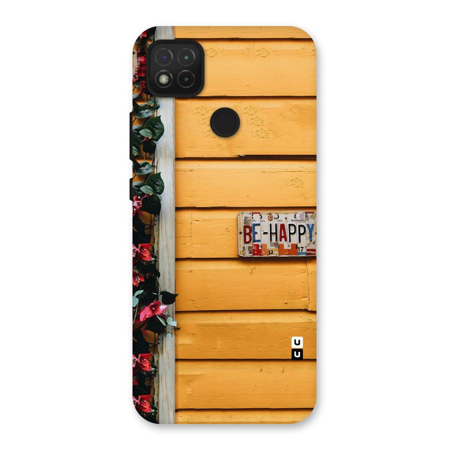 Be Happy Yellow Wall Back Case for Redmi 9
