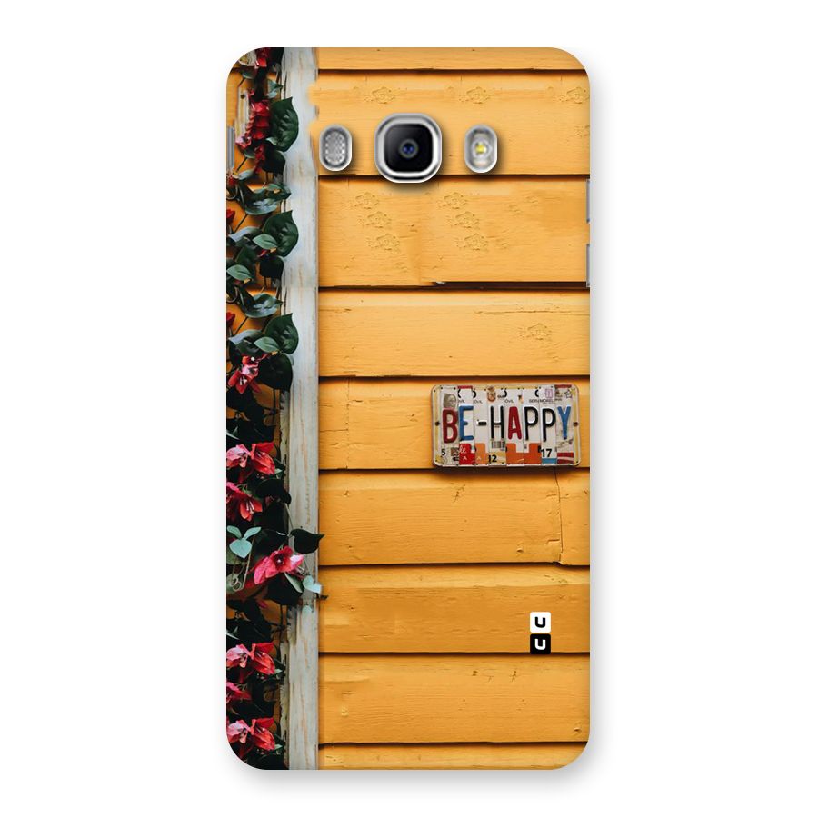 Be Happy Yellow Wall Back Case for Samsung Galaxy J5 2016