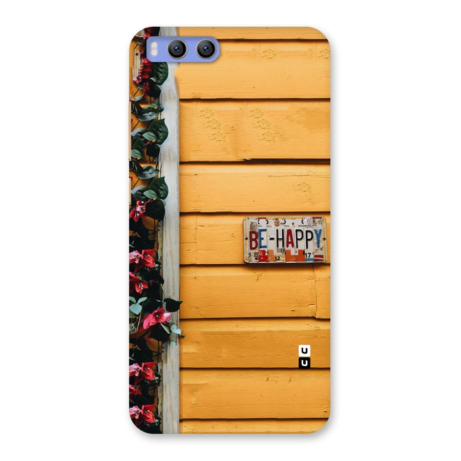 Be Happy Yellow Wall Back Case for Xiaomi Mi 6