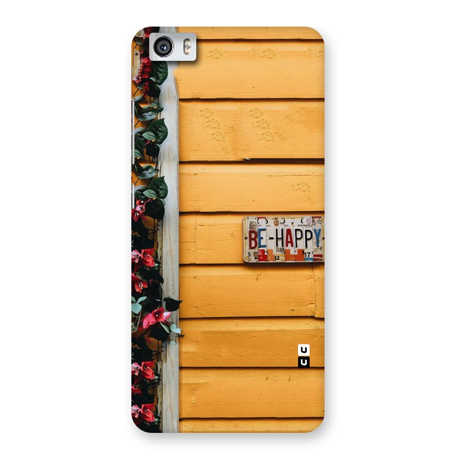 Be Happy Yellow Wall Back Case for Xiaomi Redmi Mi5
