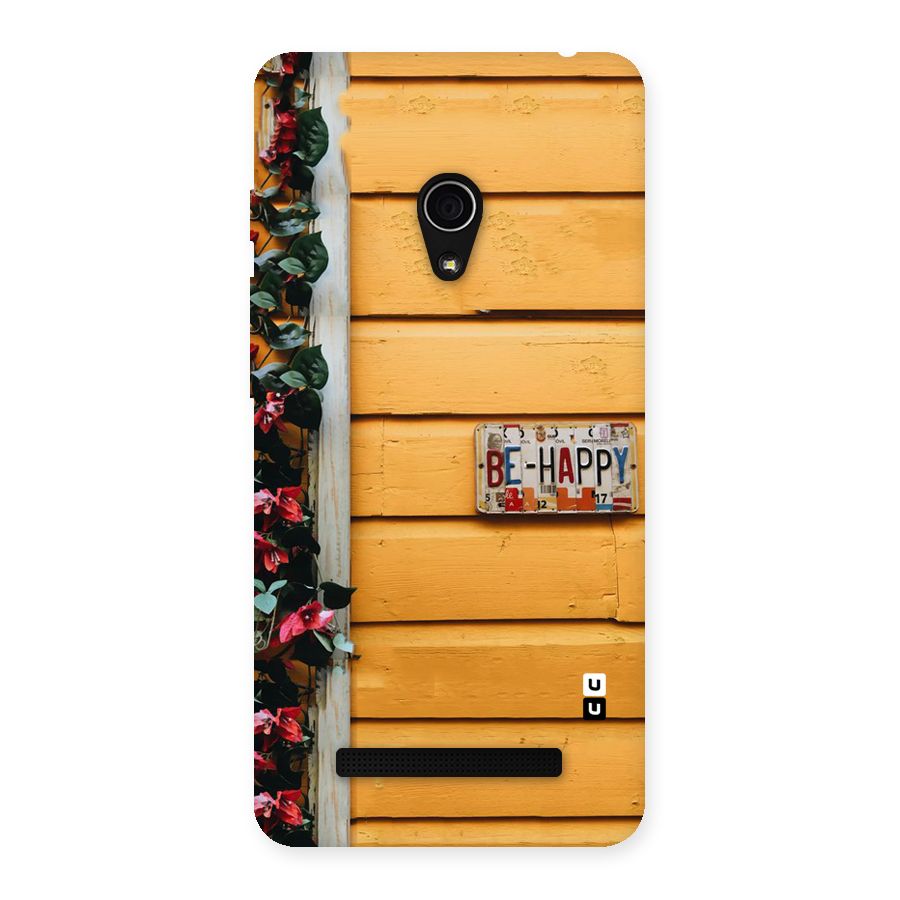 Be Happy Yellow Wall Back Case for Zenfone 5