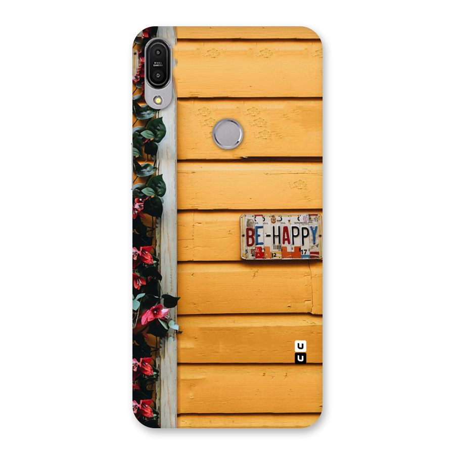 Be Happy Yellow Wall Back Case for Zenfone Max Pro M1
