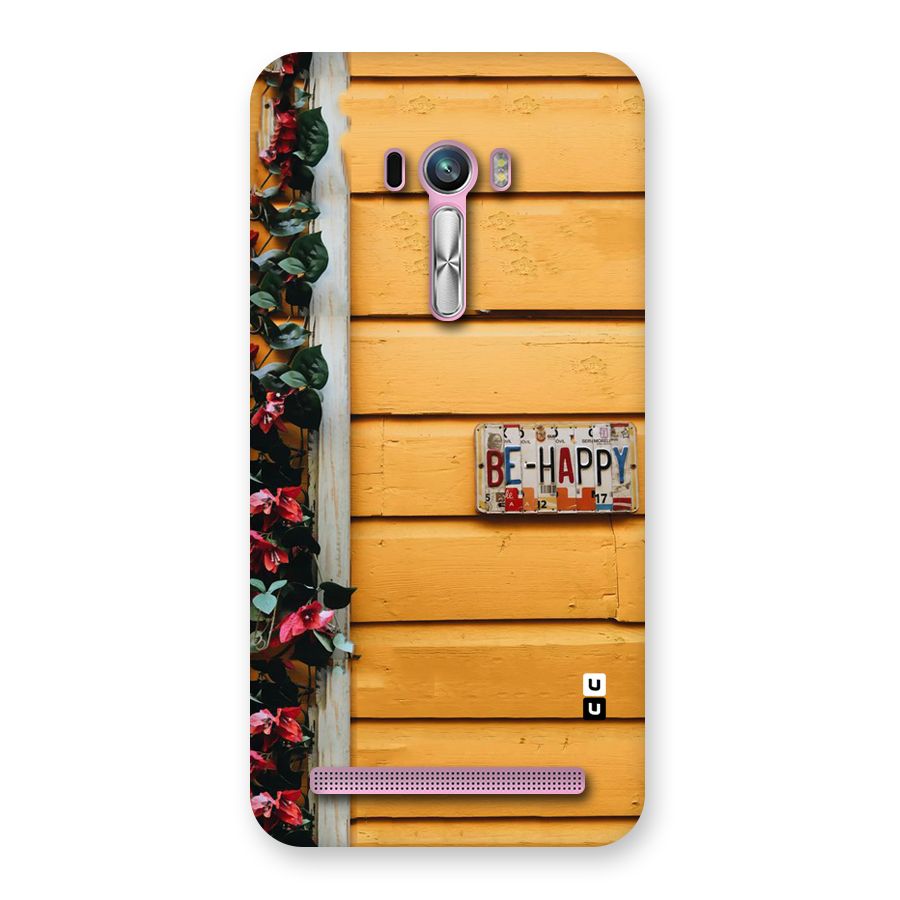Be Happy Yellow Wall Back Case for Zenfone Selfie