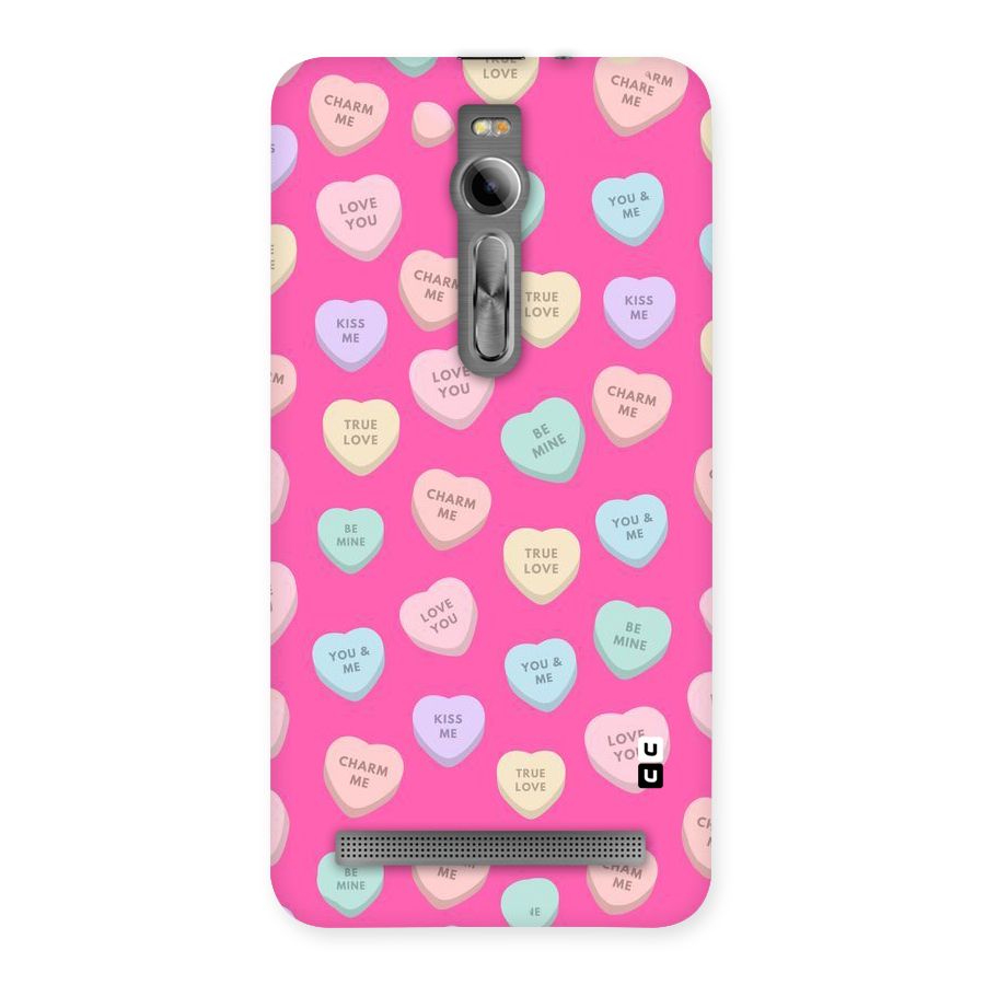 Be Mine Hearts Pattern Back Case for Asus Zenfone 2
