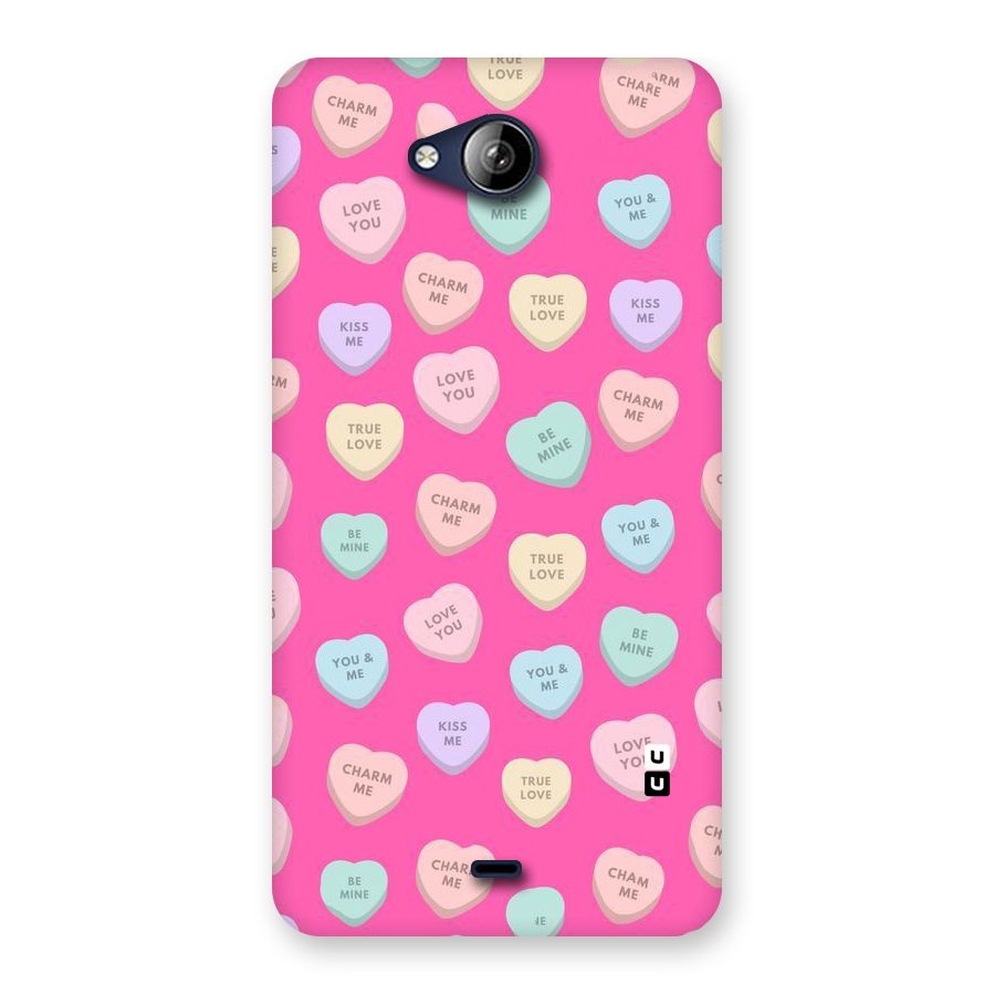 Be Mine Hearts Pattern Back Case for Canvas Play Q355