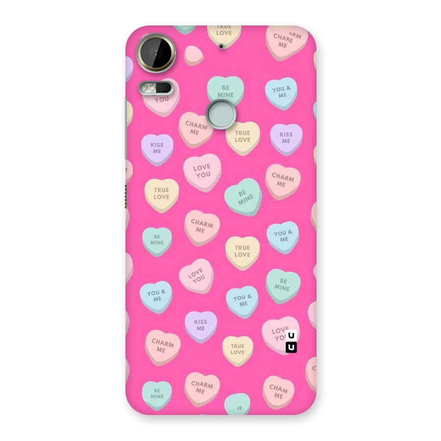Be Mine Hearts Pattern Back Case for Desire 10 Pro