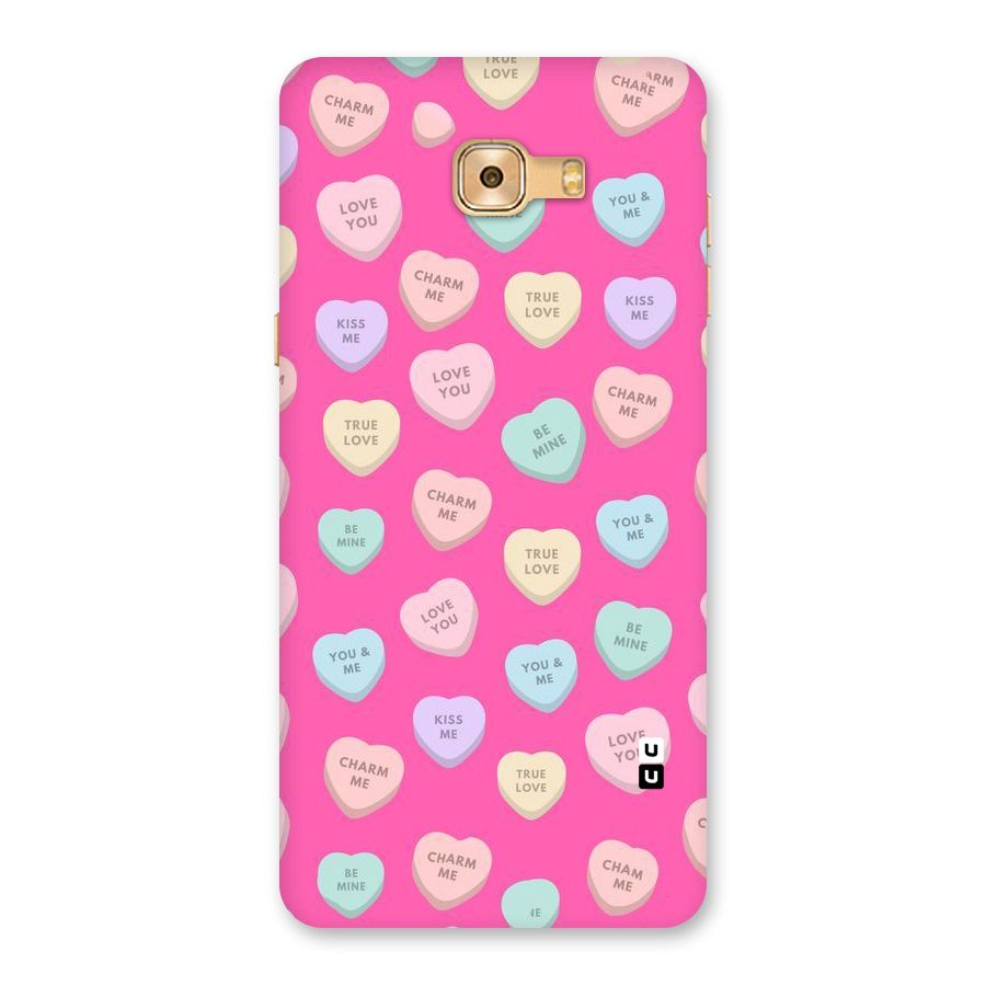 Be Mine Hearts Pattern Back Case for Galaxy C9 Pro