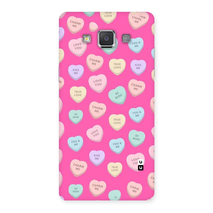 Be Mine Hearts Pattern Back Case for Galaxy Grand 3