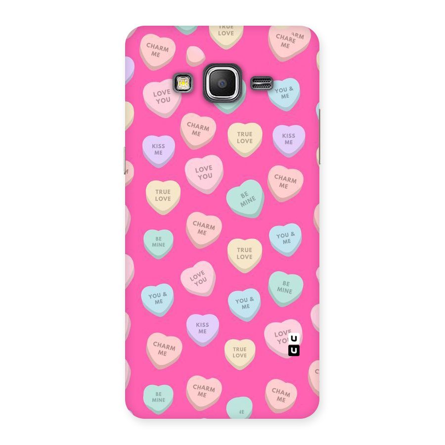 Be Mine Hearts Pattern Back Case for Galaxy Grand Prime