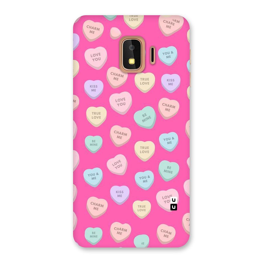 Be Mine Hearts Pattern Back Case for Galaxy J2 Core