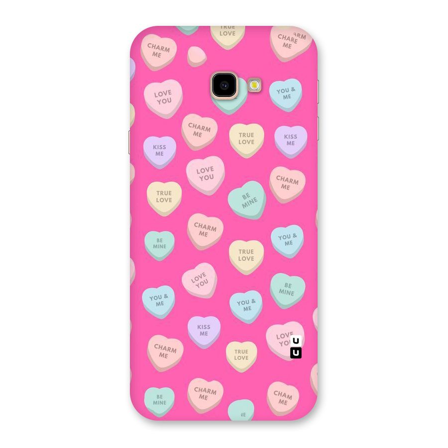 Be Mine Hearts Pattern Back Case for Galaxy J4 Plus