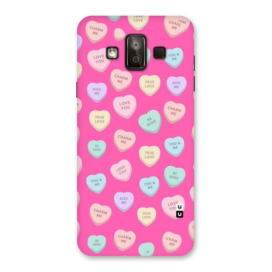 Be Mine Hearts Pattern Back Case for Galaxy J7 Duo
