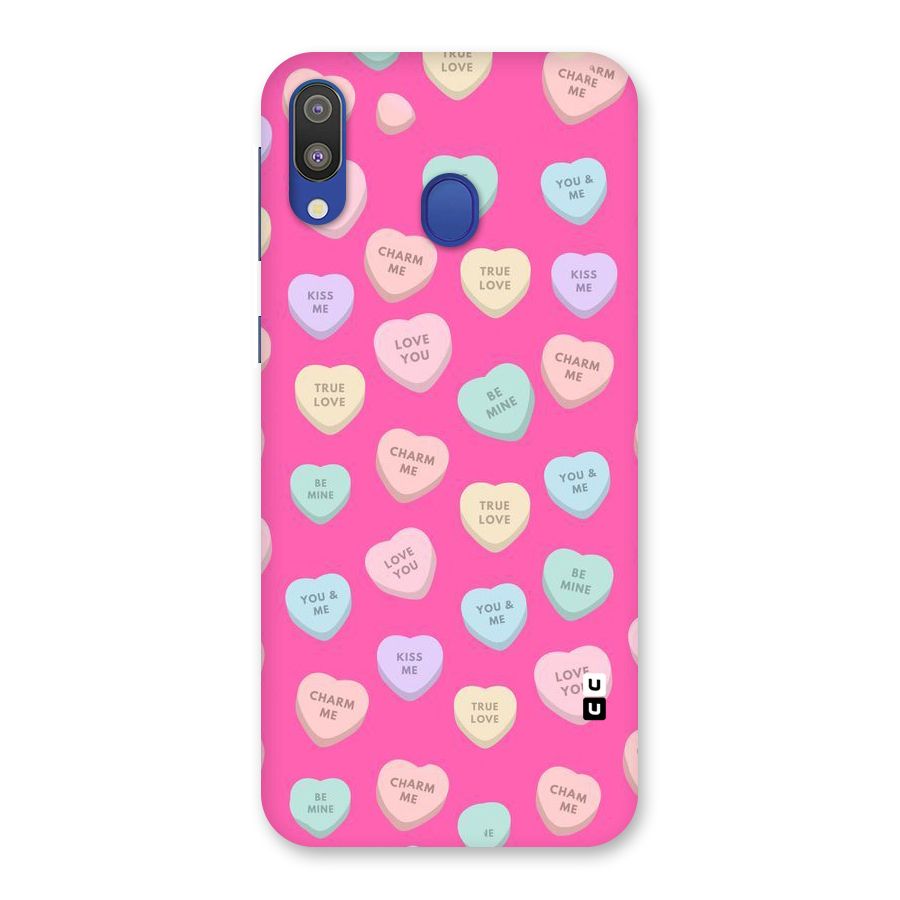Be Mine Hearts Pattern Back Case for Galaxy M20