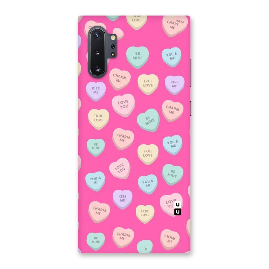 Be Mine Hearts Pattern Back Case for Galaxy Note 10 Plus