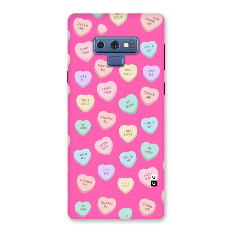Be Mine Hearts Pattern Back Case for Galaxy Note 9