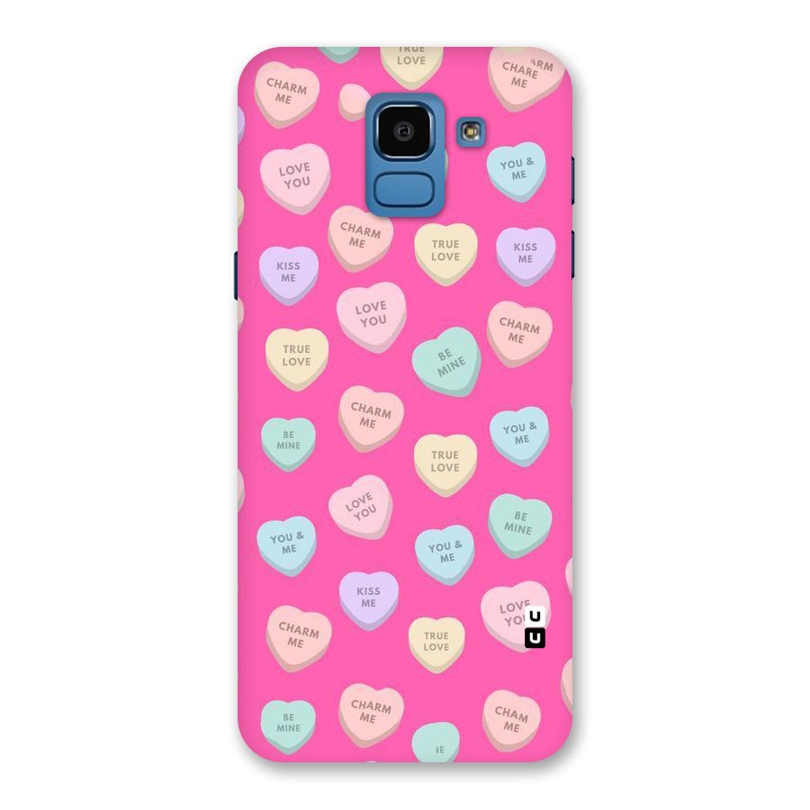 Be Mine Hearts Pattern Back Case for Galaxy On6