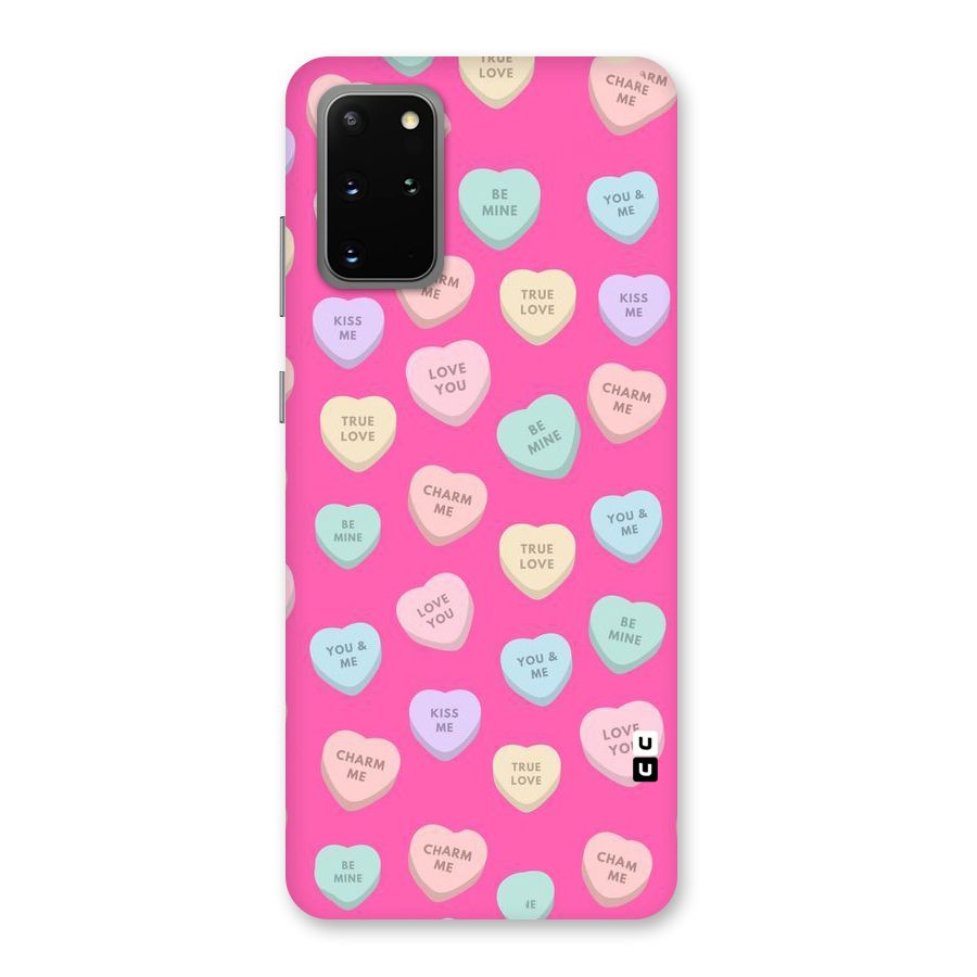 Be Mine Hearts Pattern Back Case for Galaxy S20 Plus