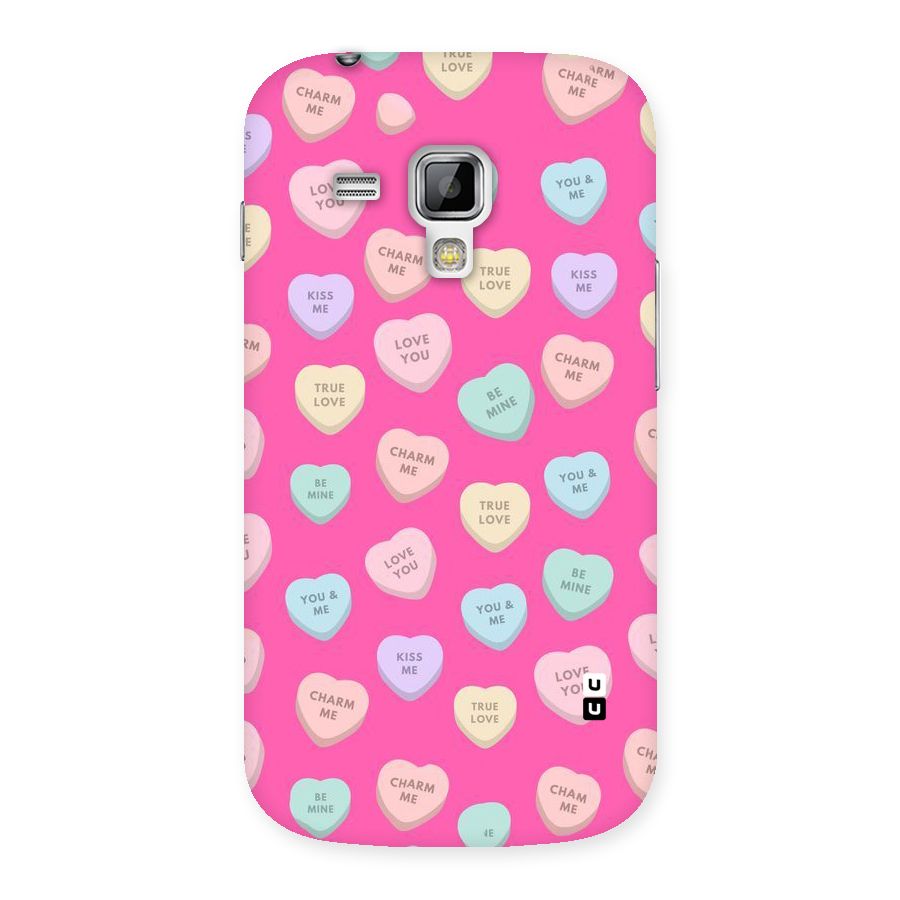 Be Mine Hearts Pattern Back Case for Galaxy S Duos
