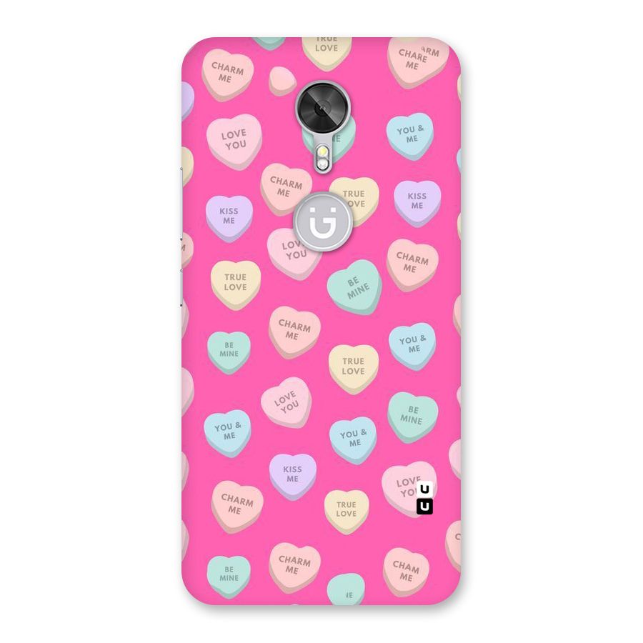Be Mine Hearts Pattern Back Case for Gionee A1