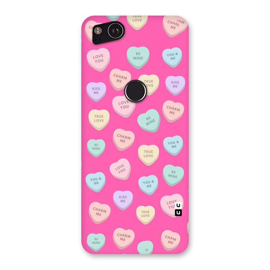 Be Mine Hearts Pattern Back Case for Google Pixel 2
