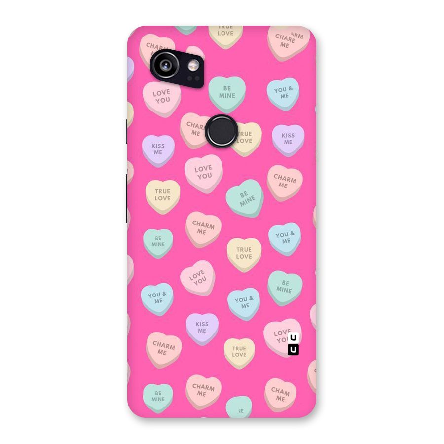 Be Mine Hearts Pattern Back Case for Google Pixel 2 XL