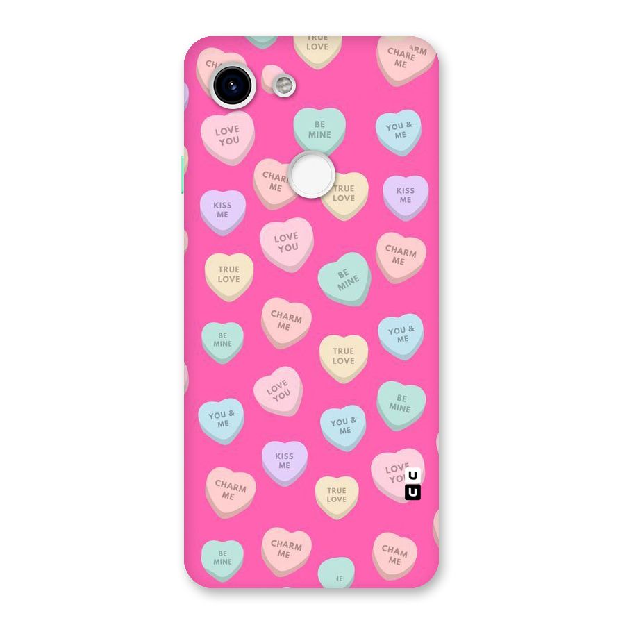 Be Mine Hearts Pattern Back Case for Google Pixel 3